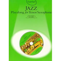 Guest spot: jazz play along for tenor saxophone - Book con CD 