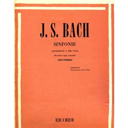 Bach J.S. - Sinfonie Invenzioni a Tre Voci per Pianoforte - Ed. Pestalozza C.