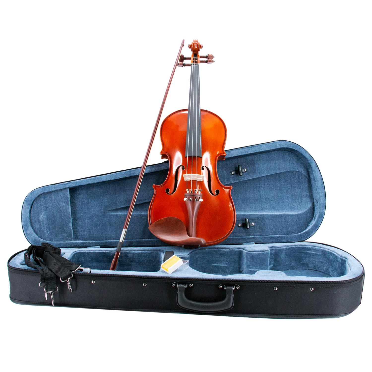 ffalstaff Viola da 40,6 cm Massello "Accademy" Finitura Lucida, parti in Palissandro (Custodia Sagomata)