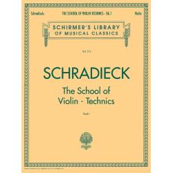 School of violin technics - Book 1