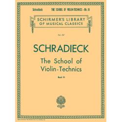 School of violin technics - Book 3