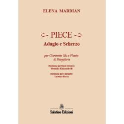 Piece - Adagio e scherzo per clarinetto sib o flauto e pianoforte | Elena Mardian