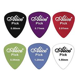 ALICE Scatola Plettri 0.81 per Chitarra in Nylon 100 pz