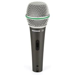 SAMSON Microfono Dinamico Cardioide con Swicth e Cavo XLR/XLR