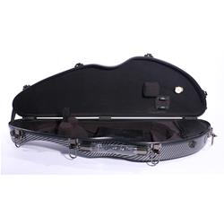 Custodia Professionale in materiale composito per Violino 4/4 con Igrometro (Carbone Argentato)