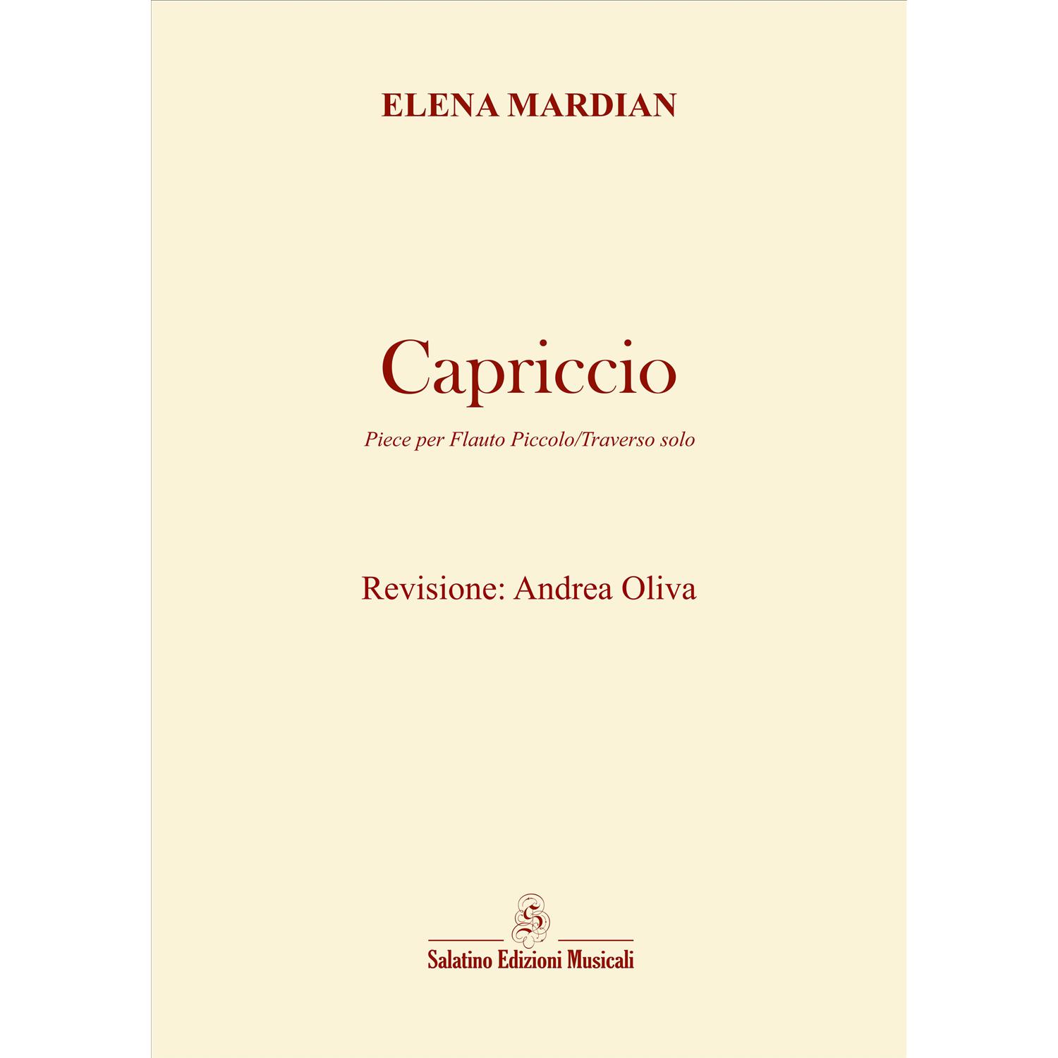 Capriccio | Elena Mardian - Revisione Andrea Oliva
