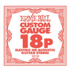 ERNIE BALL Corda singola per chitarra Elettrica/Acustica .018