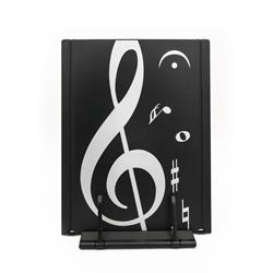 Leggio A4 da tavolo con tema musicale