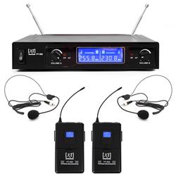 SINEXTESIS Radiomicrofono VHF Doppio Bodypack + Archetto 255.80MHz - 230.80MHz