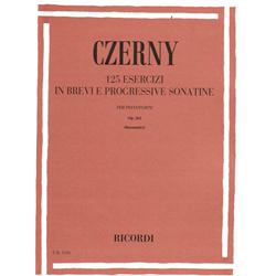 125 Esercizi in brevi e progressive sonatine - Op. 261 per Pianoforte | Czerny C. 