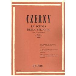 Czerny C. - La Scuola della velocità sul Pianoforte 40 Esercizi OP. 299 - Ed. E. Riboli