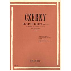 Czerny C. - Le Cinque Dita OP. 777 24 Melodie Facilissime su 5 Note per  Pianoforte - Ed. P. Rattalini