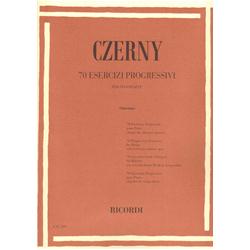 70 Esercizi progressivi per pianoforte - Scelti dalle PP. 261, 821, 139, 599, 849, 636, 299 | Czerny C.