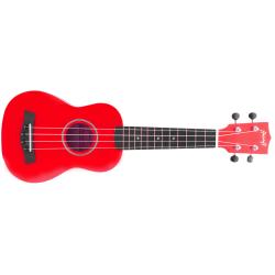 ffalstaff Ukulele Soprano 21" Superior Satinato con borsa (Rosso)