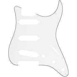 ffalstaff Battipenna per Chitarra Elettrica 3 S.C. (Bianco)