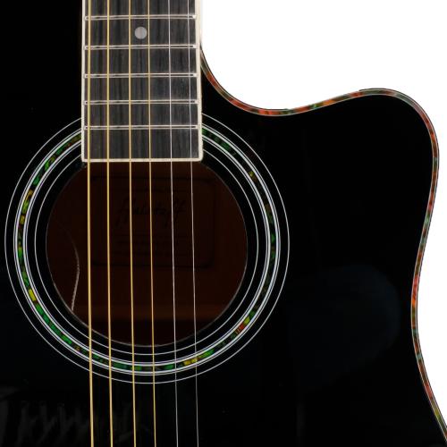 ffalstaff FG414CE Chitarra Acustica Elettrificata Cutway con Top in Abete, Tastiera e Ponte in Palissandro (lievi difetti di verniciatura)