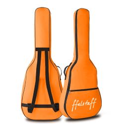 Borsa per Chitarra Classica 4/4 con 2 tracolle uso zaino e tasca porta accessori (Arancione)