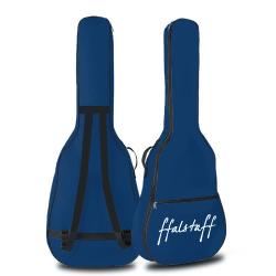 Borsa per Chitarra Classica 4/4 con 2 tracolle uso zaino e tasca porta accessori (Blu Petrolio)