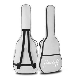 Borsa per Chitarra Acustica con 2 tracolle uso zaino e tasca porta accessori (Grigia)