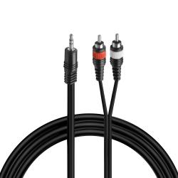 SINEXTESIS Cavo 1x Mini Jack Stereo 3,5 mm - 2x RCA 1.5 mt.