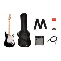 FENDER Squier Sonic Stratocaster - Strat Pack Black (Chitarra + Ampli + Accessori)