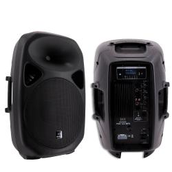 SINEXTESIS Diffusore Attivo 400W (LF 12" + HF 1") con Display LCD, Player Mp3 (USB/SD), Radio FM e Telecomando