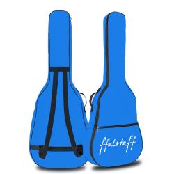 Borsa per Chitarra Classica 4/4 con 2 tracolle uso zaino e tasca porta accessori (Azzurro)