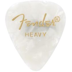 FENDER Plettro 351 Classic Celluloid Heavy (White)