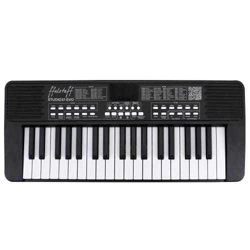 ffalstaff Tastiera elettronica ricaricabile 37 tasti per uso Scolastico "Italian Design" con 200 Suoni, 200 Ritmi, 50 Brani dimostrativi (Imballo danneggiato)