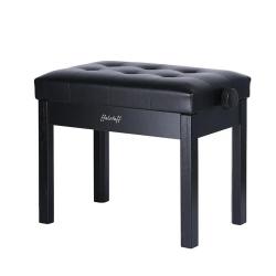 ffalstaff Panca per Pianoforte con Altezza Regolabile in Legno con Sedile in Eco-Pelle