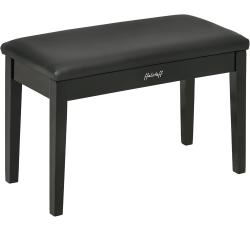 ffalstaff Panca per Pianoforte con Altezza Regolabile in Legno con Sedile in Eco-Pelle