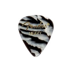 FENDER Plettro 351 Classic Celluloid Heavy (Zebra)