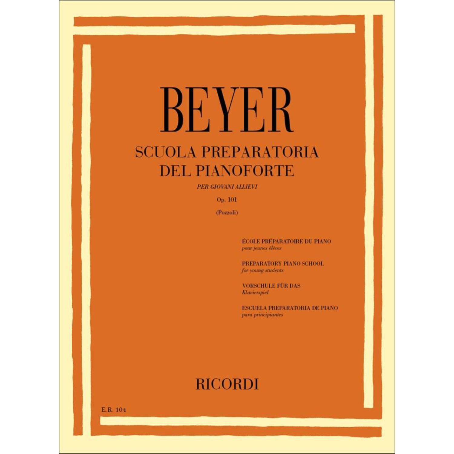 Scuola preparatoria del pianoforte - Op. 101 |  F. Beyer 