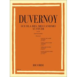 Scuola del meccanismo 15 studi - Op. 120 per pianoforte | Duvernoy J.B.