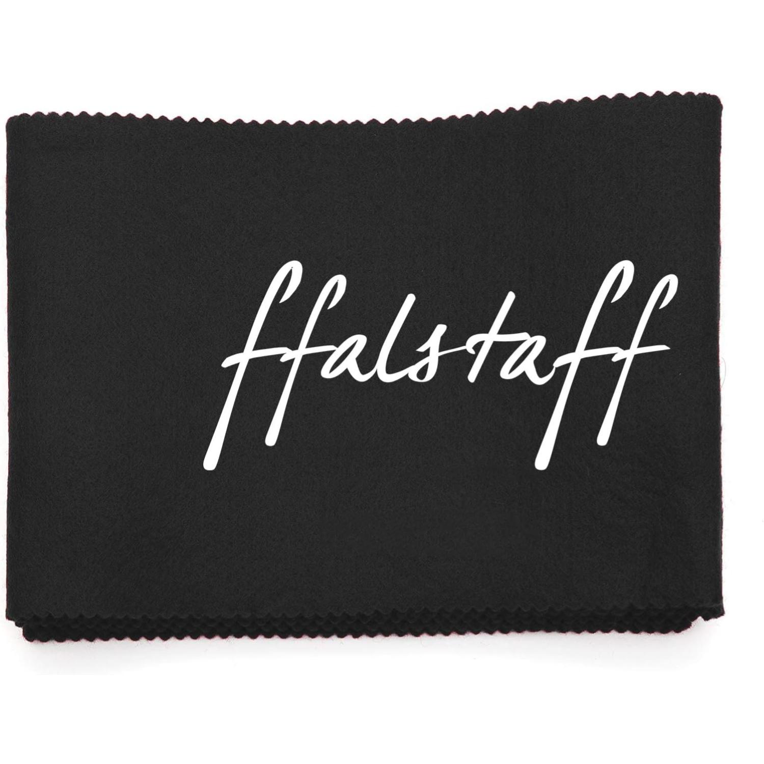 ffalstaff Panno copritastiera morbido per Pianoforte (nero)