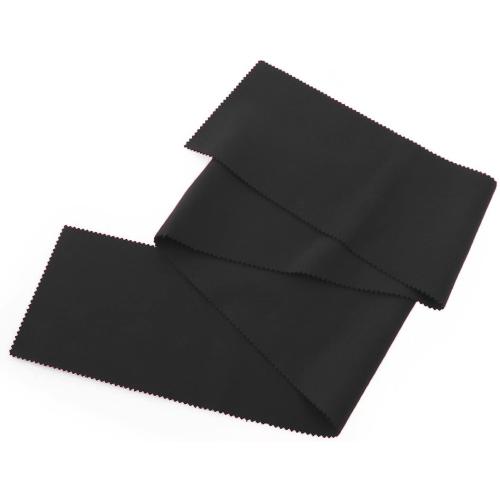 ffalstaff Panno copritastiera morbido per Pianoforte (nero)
