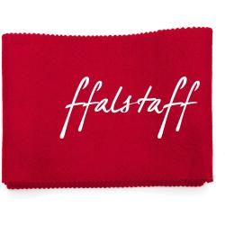 ffalstaff Panno copritastiera morbido per Pianoforte (rosso)