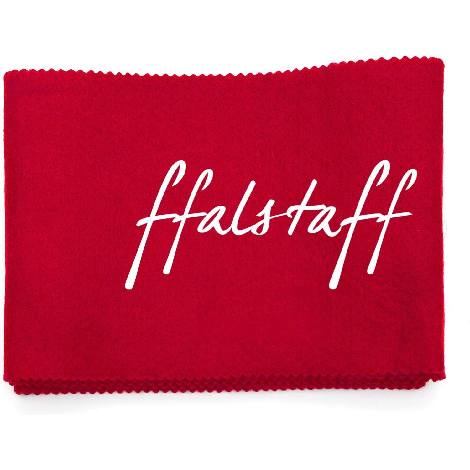 ffalstaff Panno copritastiera morbido per Pianoforte (rosso)