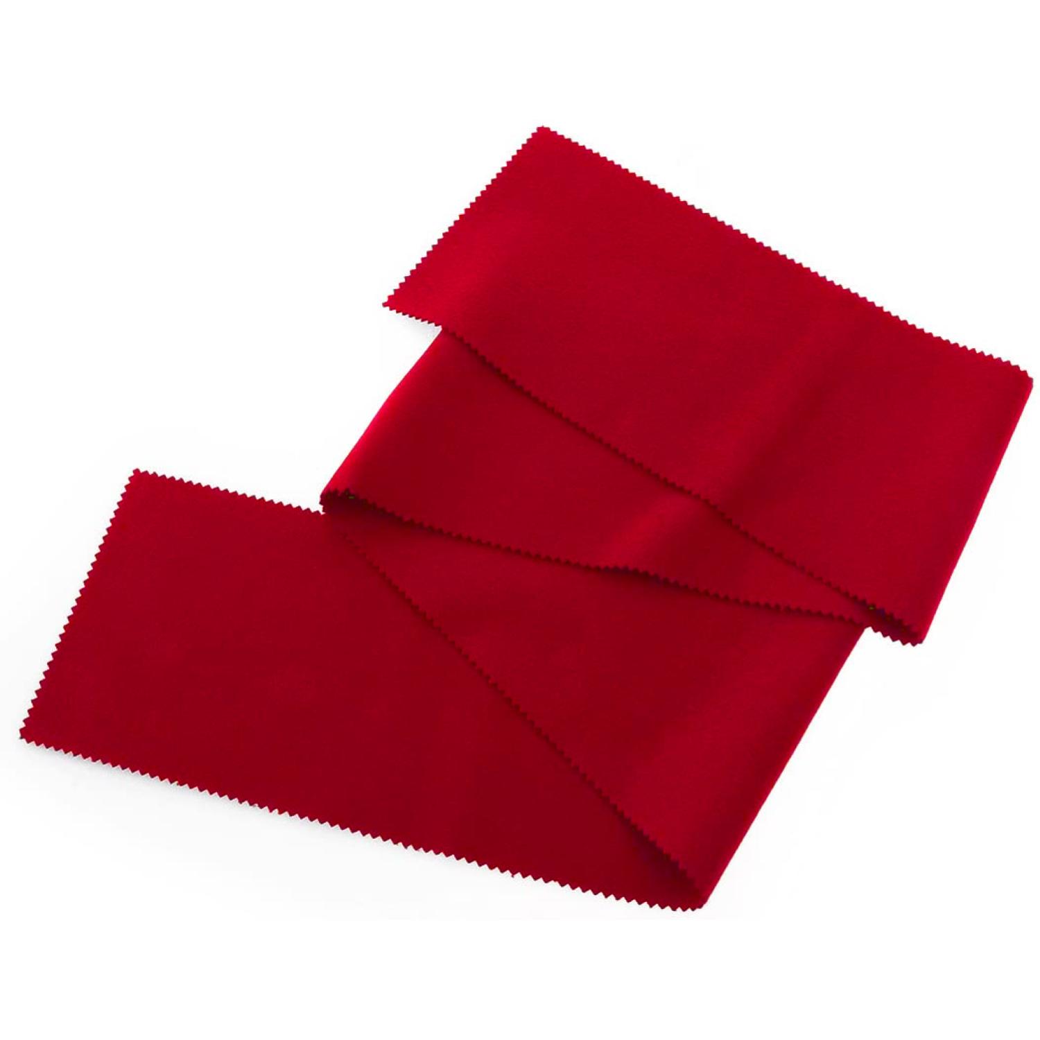 ffalstaff Panno copritastiera morbido per Pianoforte (rosso)