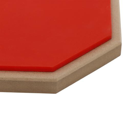 ffalstaff Pad Allenatore Ottagonale da 8" (Rosso)