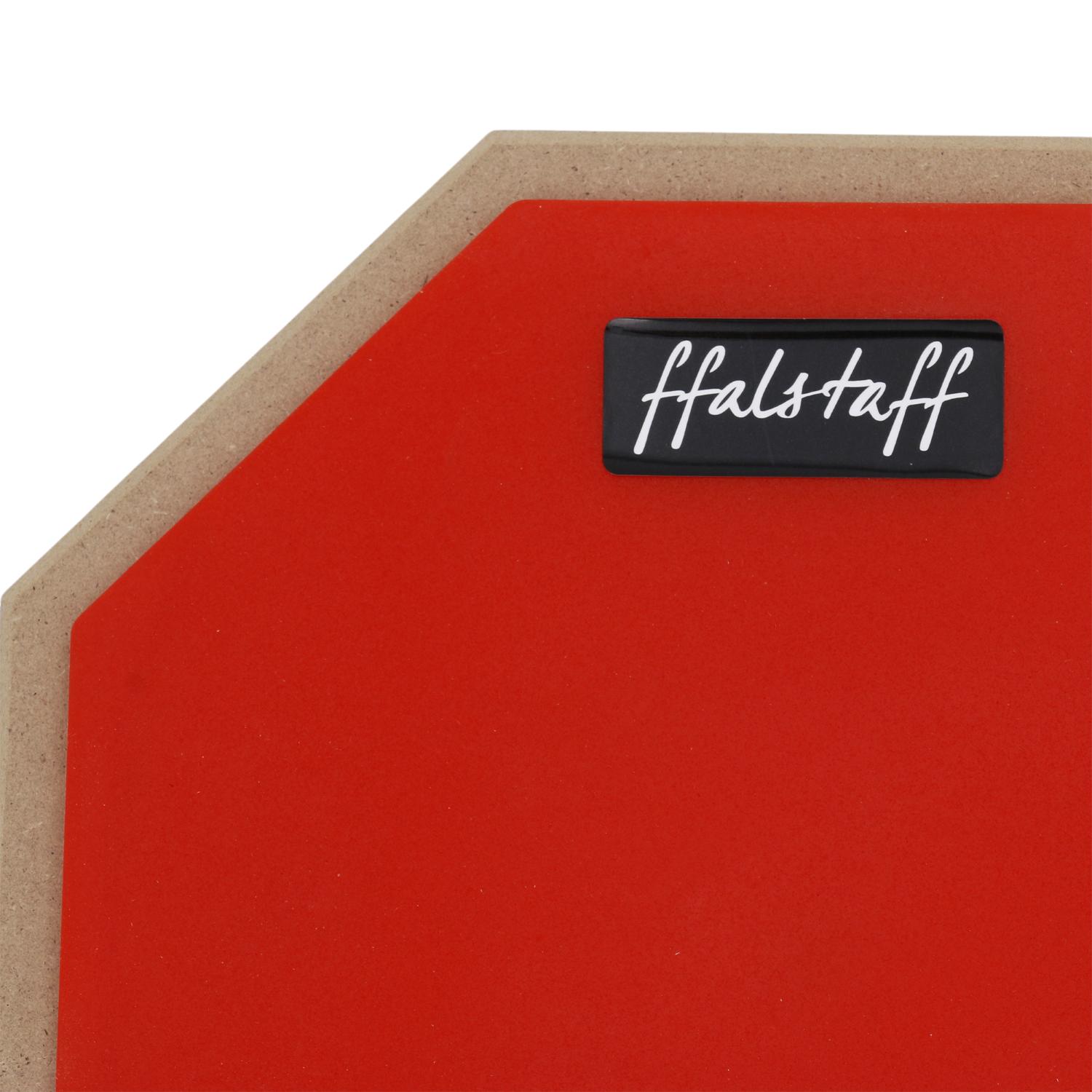 ffalstaff Pad Allenatore Ottagonale da 8" (Rosso)