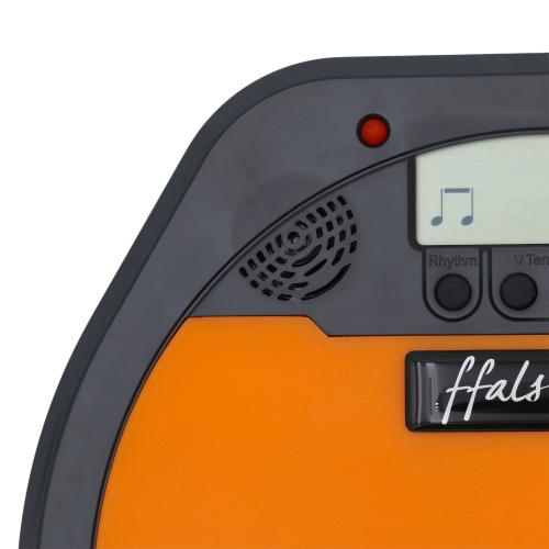 ffalstaff Pad Allenatore Elettronico Digitale da 8" con Metronomo e Display LCD (Arancione)