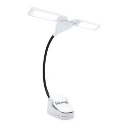ffalstaff Luce a pinza da leggio con braccio regolabile 28 LED e 3 Livelli di Luminosità (Bianco)
