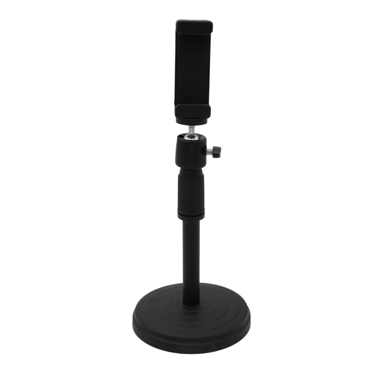 ffalstaff Supporto per Smartphone con Base Regolabile in altezza con Morsetto Girevole a 360°