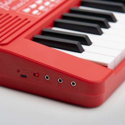 ffalstaff STUDIO-37-EVO Tastiera Elettronica Ricaricabile 37 Tasti per uso Scolastico - Borsa con Imbottitura di 5 mm con Tracolla e E-book "Suona la Tastiera"