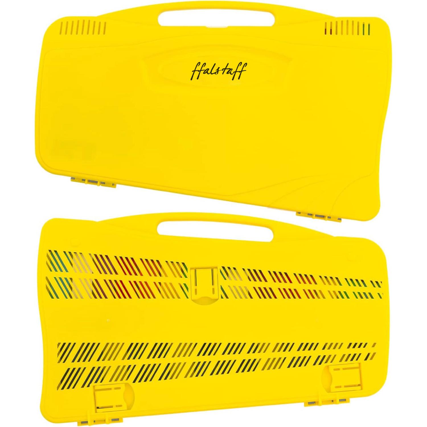 ffalstaff Metallofono Cromatico 25 Note con Piastre Colorate (Custodia Gialla)