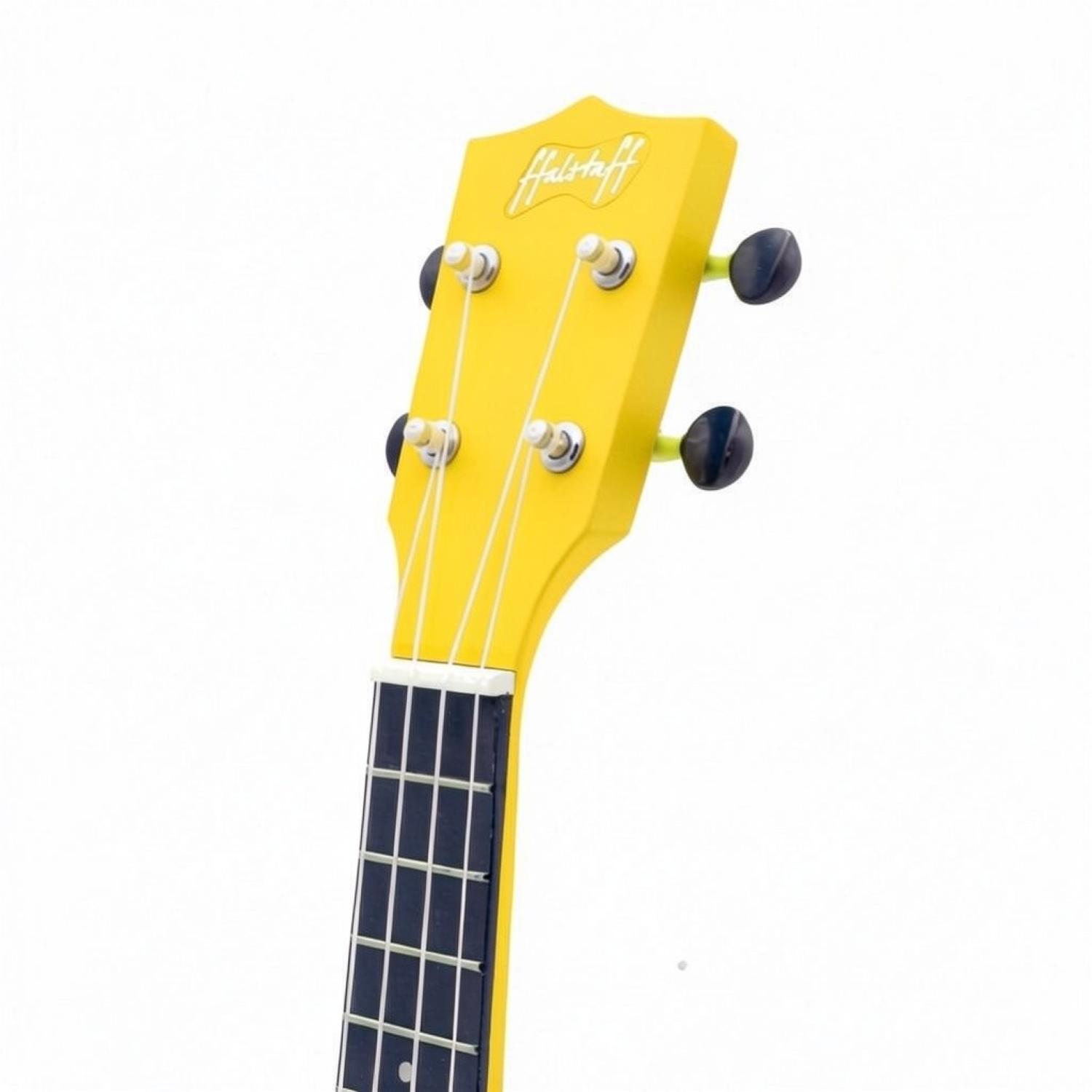 ffalstaff Ukulele Soprano 21" Superior Satinato con borsa (Giallo)