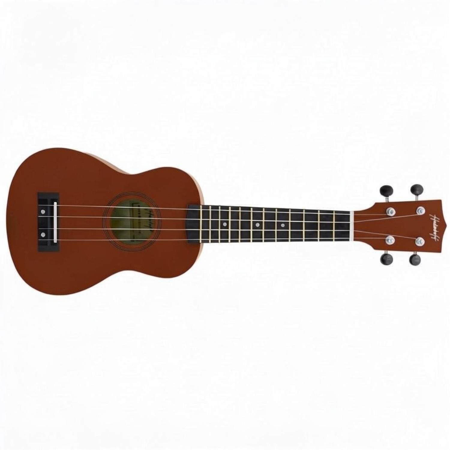 ffalstaff Ukulele Soprano 21" Superior Satinato con borsa, metodo rapido e kit 5 plettri (Natural Scuro)