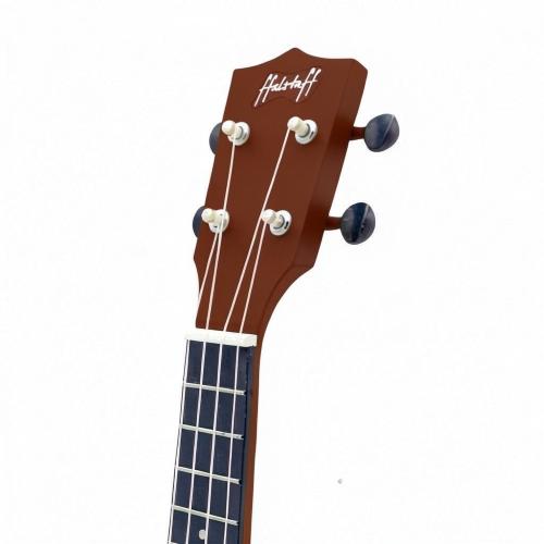 ffalstaff Ukulele Soprano 21" Superior Satinato con borsa, metodo rapido e kit 5 plettri (Natural Scuro)