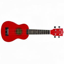 ffalstaff Ukulele Soprano 21" Superior Satinato con borsa (Rosso)